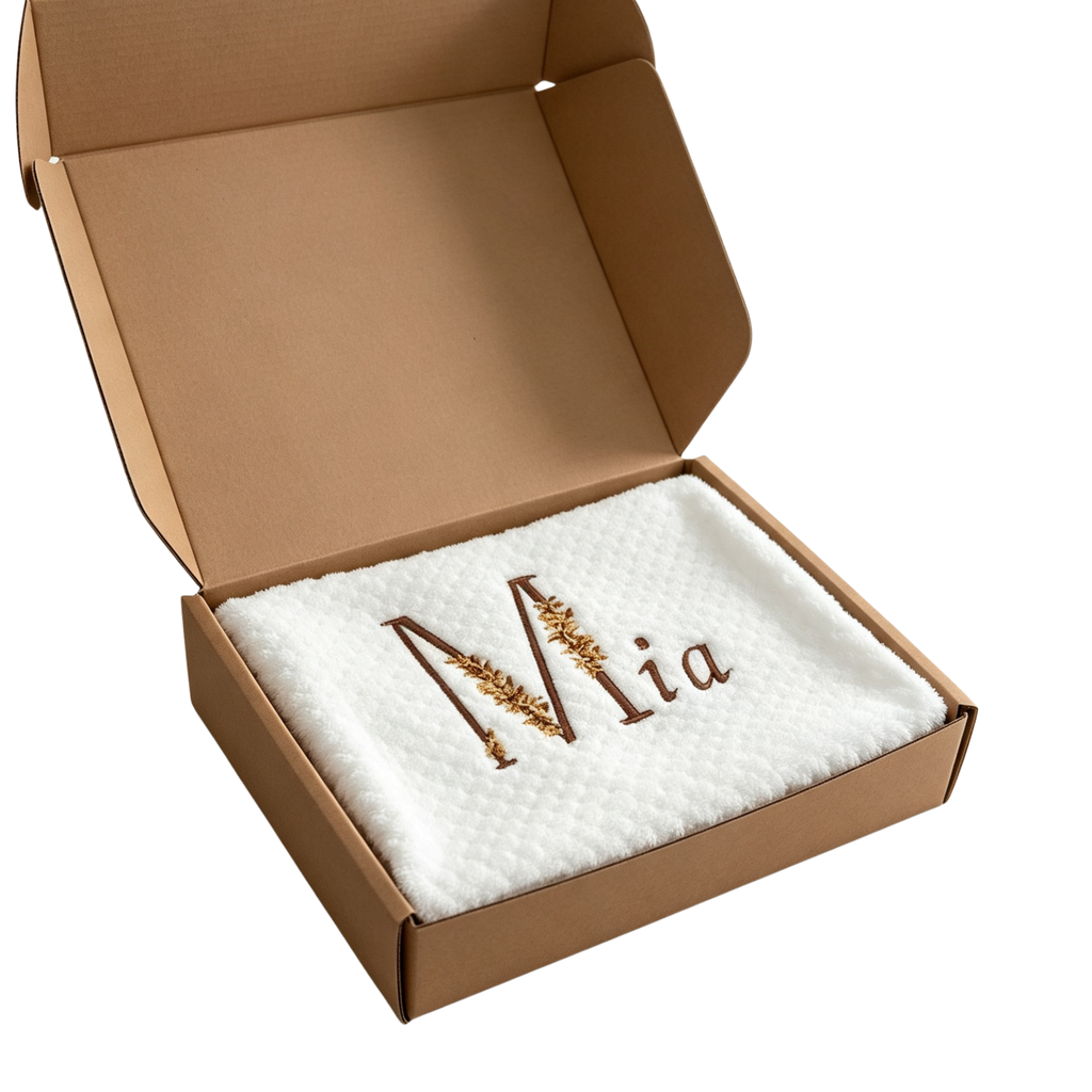 Couverture Bébé Personnalisée Brodée Prénom Nid Abeille